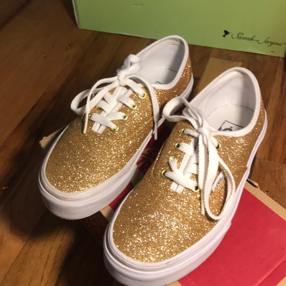 Authentic glitter vans